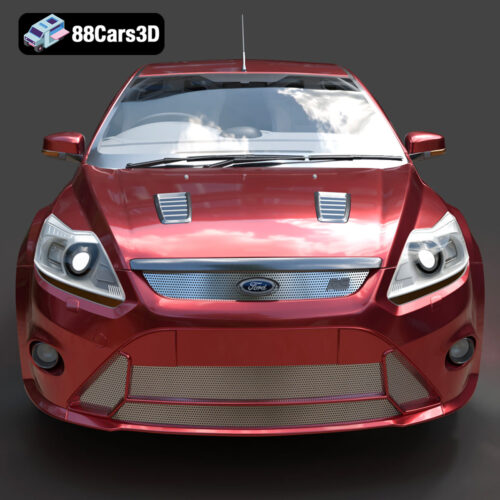 Ford Focus RS 2009 3D Model
