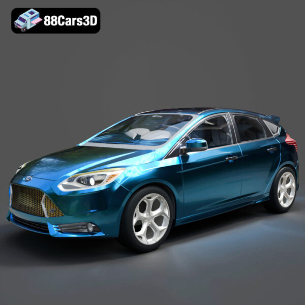 Ford Focus ST 2012 3D Model