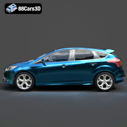 Ford Focus ST 2012 3D Model
