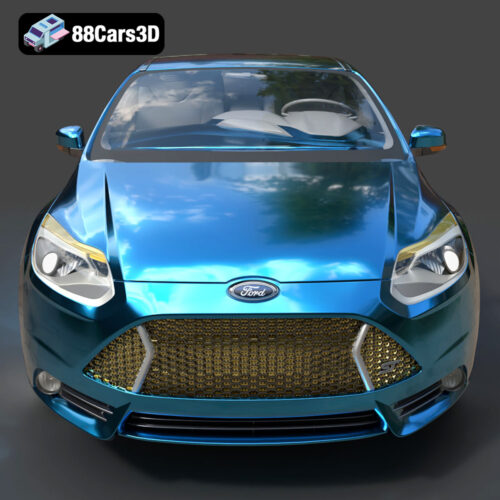 Ford Focus ST 2012 3D Model