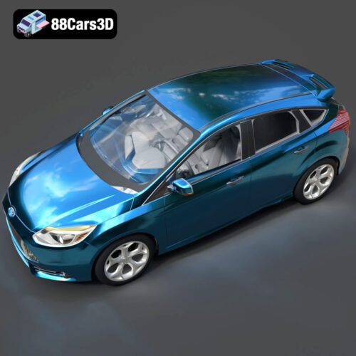 Ford Focus ST 2012 3D Model
