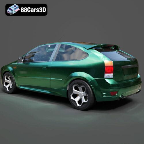 Ford Focus ST II-003 Ford Focus ST II 3D Model