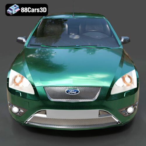 Ford Focus ST II-006 Ford Focus ST II 3D Model