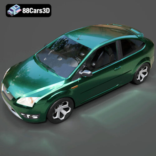 Ford Focus ST II-007 Ford Focus ST II 3D Model