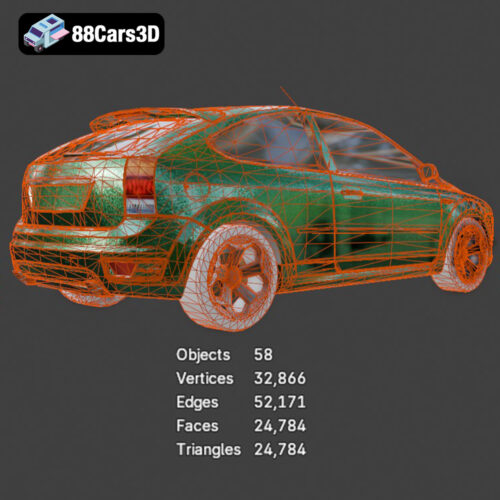 Ford Focus ST II-009 Ford Focus ST II 3D Model