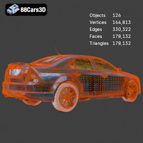 Ford Fusion Sport 3D Model