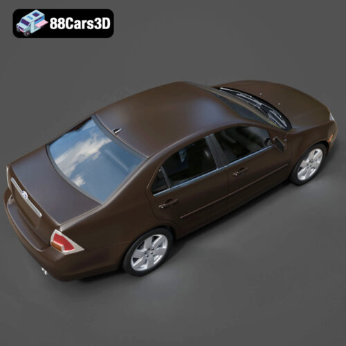 Ford Fusion (USA)-005 Ford Fusion USA 3D Model