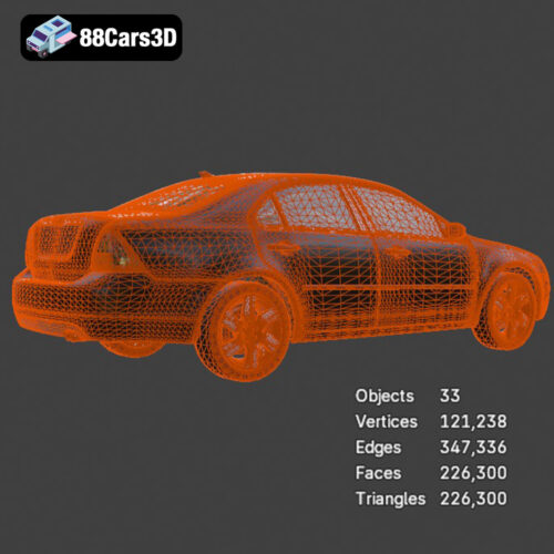 Ford Fusion (USA)-009 Ford Fusion USA 3D Model