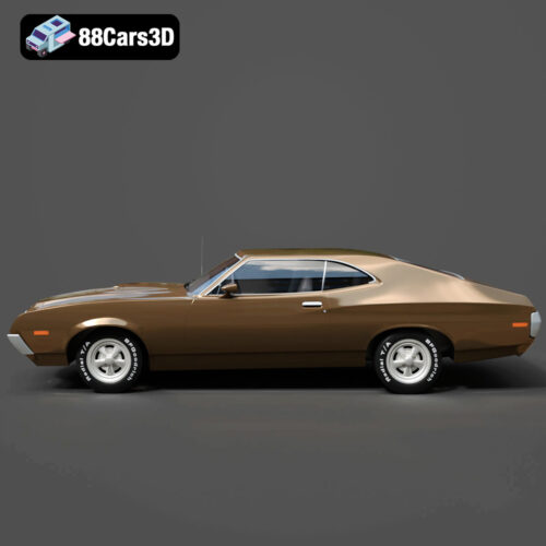 Ford Gran Torino 1972 3D Model
