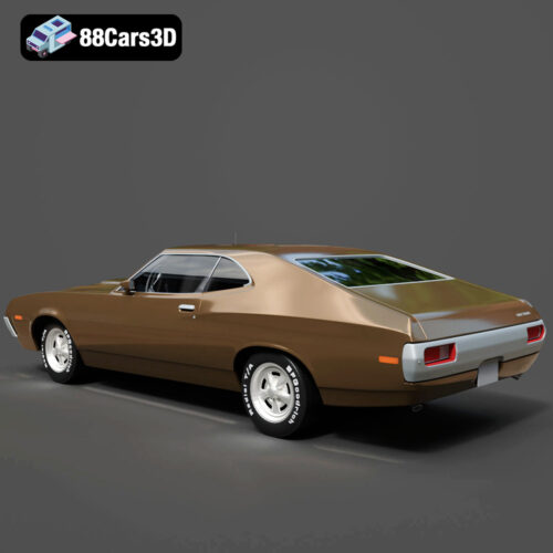 Ford Gran Torino 1972 3D Model