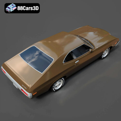 Ford Gran Torino 1972 3D Model
