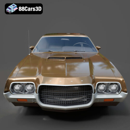 Ford Gran Torino 1972 3D Model