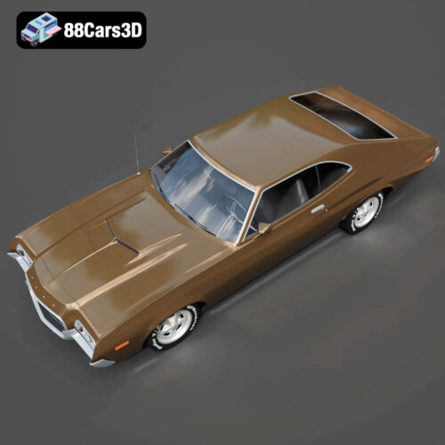 Ford Gran Torino 1972 3D Model