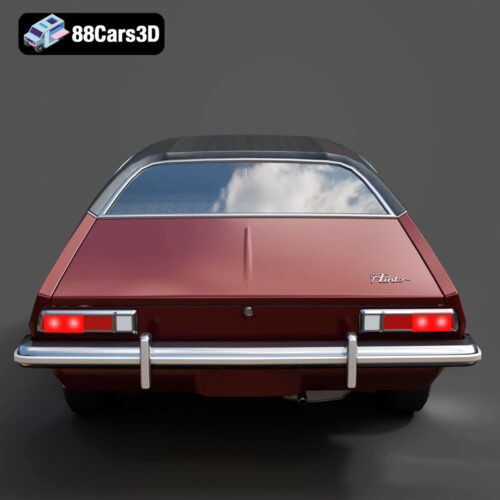 Ford Pinto 1971-004 Ford Pinto 1971 3D Model