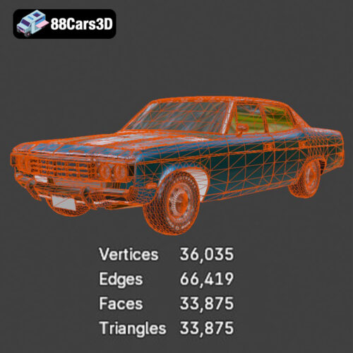 Ford AMC Matador 1971 3D Model