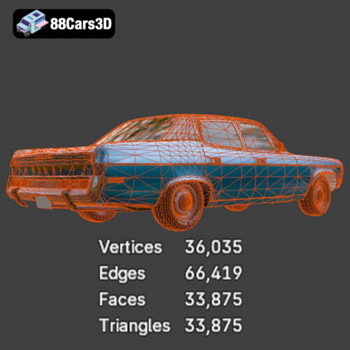 Ford AMC Matador 1971 3D Model