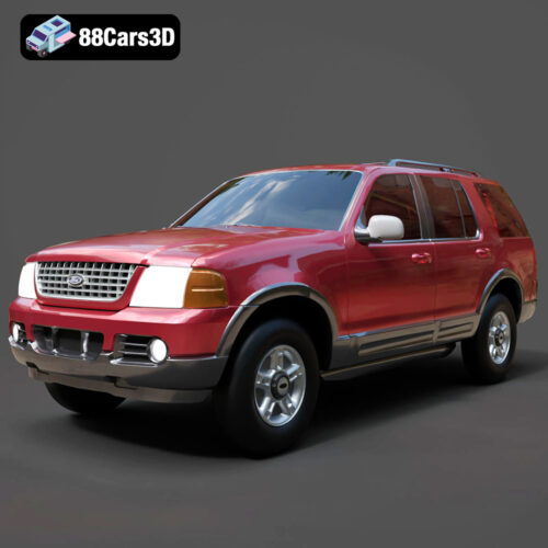 Ford Explorer 2001 3D Model