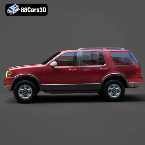 Ford Explorer 2001 3D Model