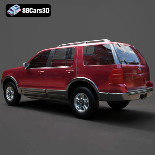 Ford Explorer 2001 3D Model