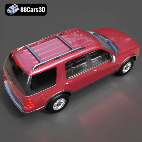 Ford Explorer 2001 3D Model