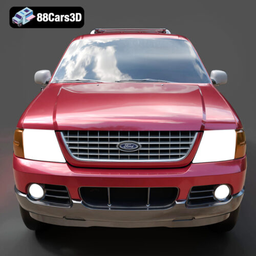 Ford Explorer 2001 3D Model