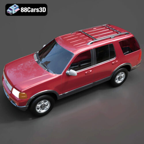Ford Explorer 2001 3D Model