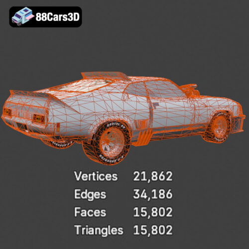 Ford Falcon XB Coupe 1973 3D Model