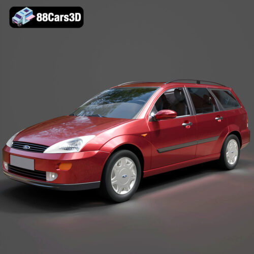 Ford Focus Wagon 1998 3D Model