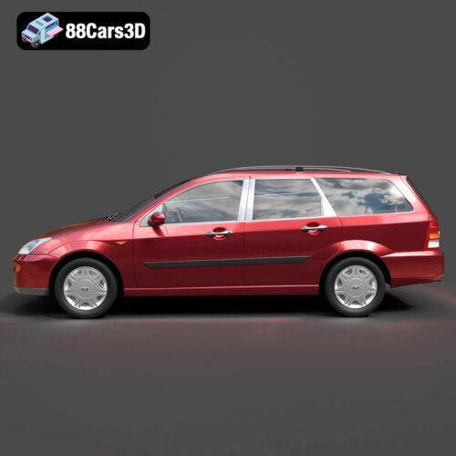 Ford Focus Wagon 1998 3D Model