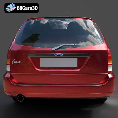 Ford Focus Wagon 1998 3D Model
