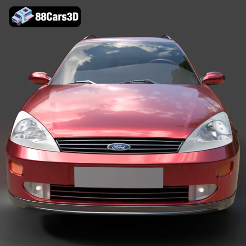 Ford Focus Wagon 1998 3D Model