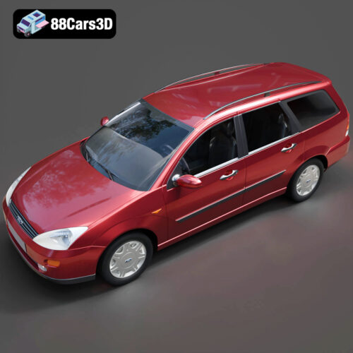 Ford Focus Wagon 1998 3D Model