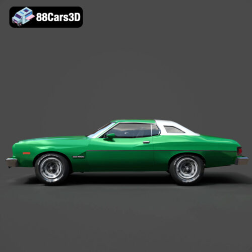 Ford_Gran_Torino_1976-002 Ford Gran Torino 1976 3D Model