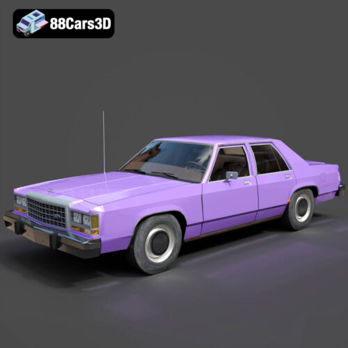 Ford LTD Crown Victoria 1985 3D Model