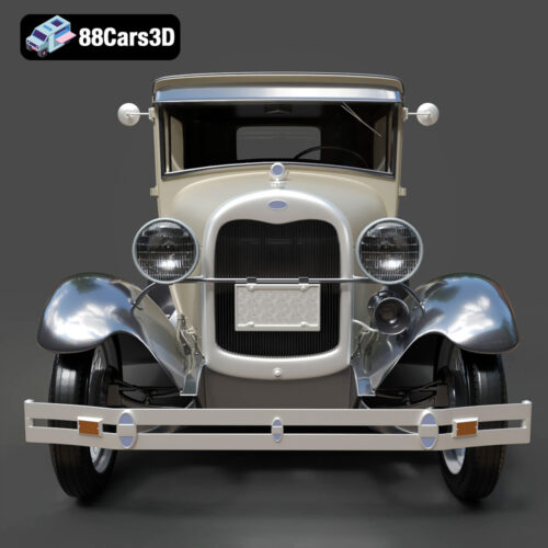 Ford Model A Tudor 1929 3D Model