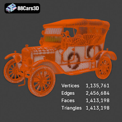 Ford Model T 1924 3D Model
