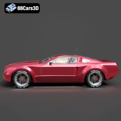 Ford Mustang 2003 3D Model