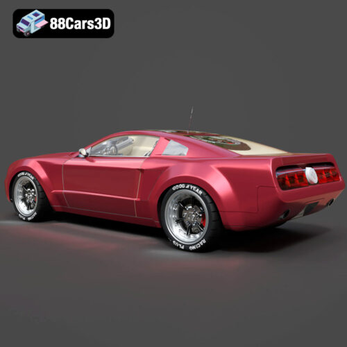 Ford Mustang 2003 3D Model