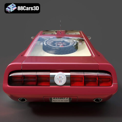 Ford Mustang 2003 3D Model