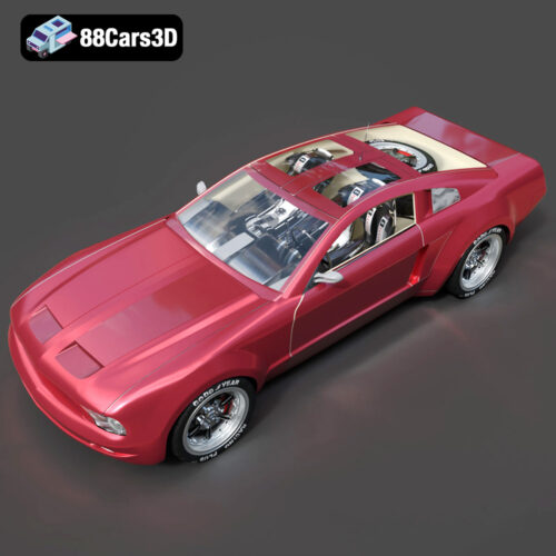 Ford Mustang 2003 3D Model