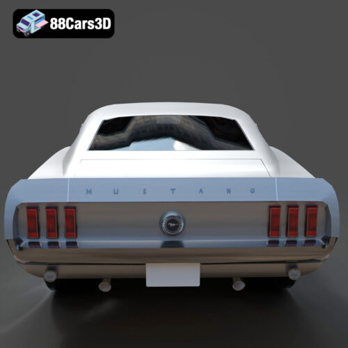 Ford_Mustang_Boss_429_1969-004 Ford Mustang Boss 429 1969 3D Model