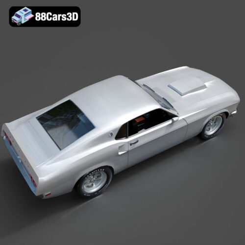 Ford_Mustang_Boss_429_1969-005 Ford Mustang Boss 429 1969 3D Model