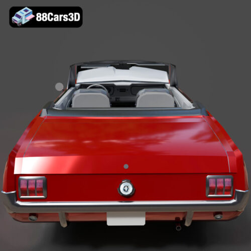 Ford_Mustang_Cabrio_1965-004 Ford Mustang Cabrio 1965 3D Model
