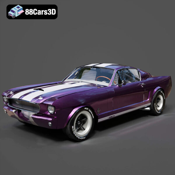Ford Mustang Coupe 1965 3D Model