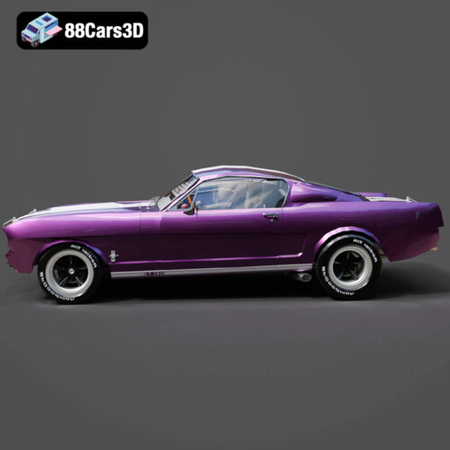 Ford Mustang Coupe 1965 3D Model