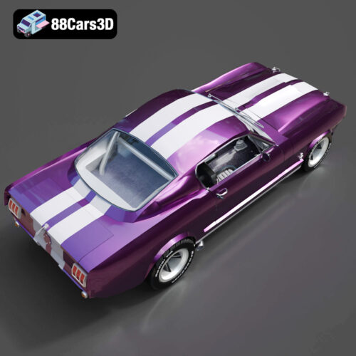 Ford Mustang Coupe 1965 3D Model