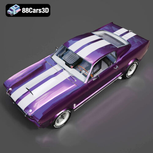 Ford Mustang Coupe 1965 3D Model