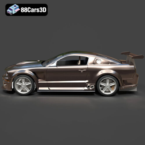 Ford Mustang GTR 3D Model