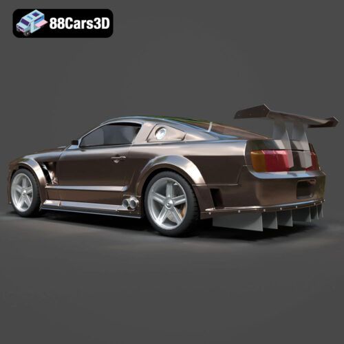 Ford Mustang GTR 3D Model