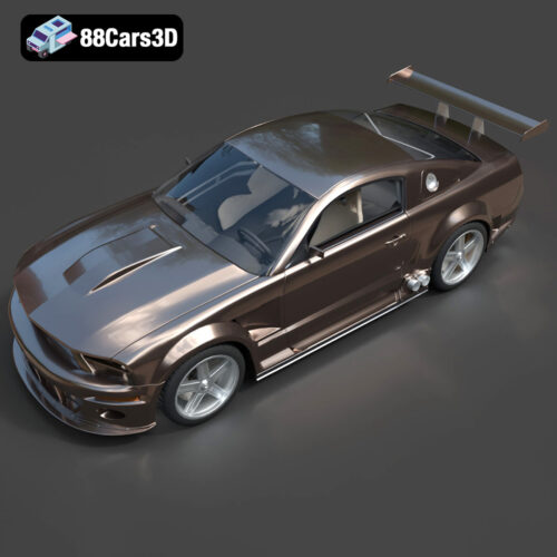 Ford Mustang GTR 3D Model